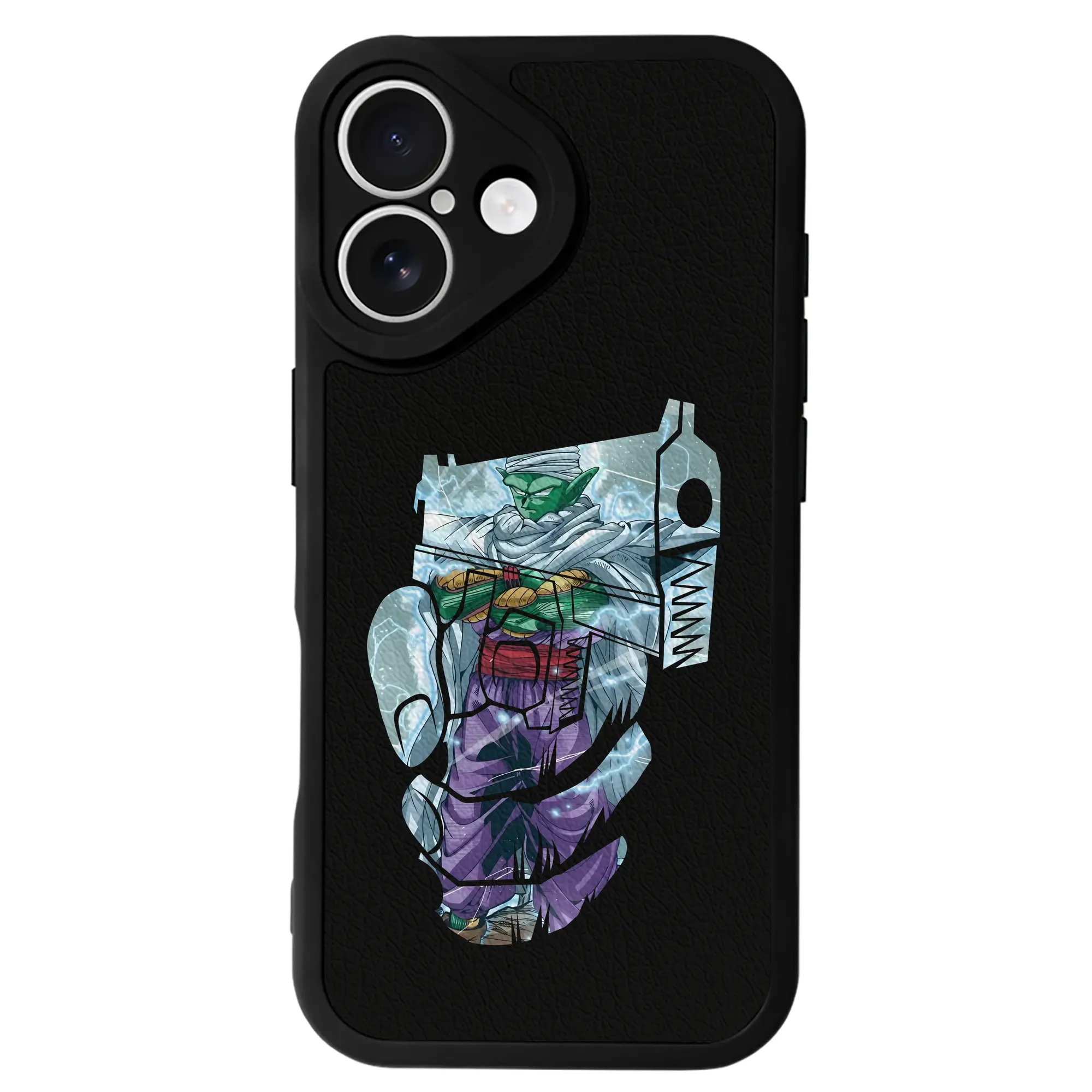 ドラゴンボール グッズ ピッコロ - IPhone 16シリーズ対応 ・ シリコンスマホケース ・ レザー調 ・ 高精度フィット ・ 耐衝撃 ・ ワイヤレス充電対応 ・ 精密カット